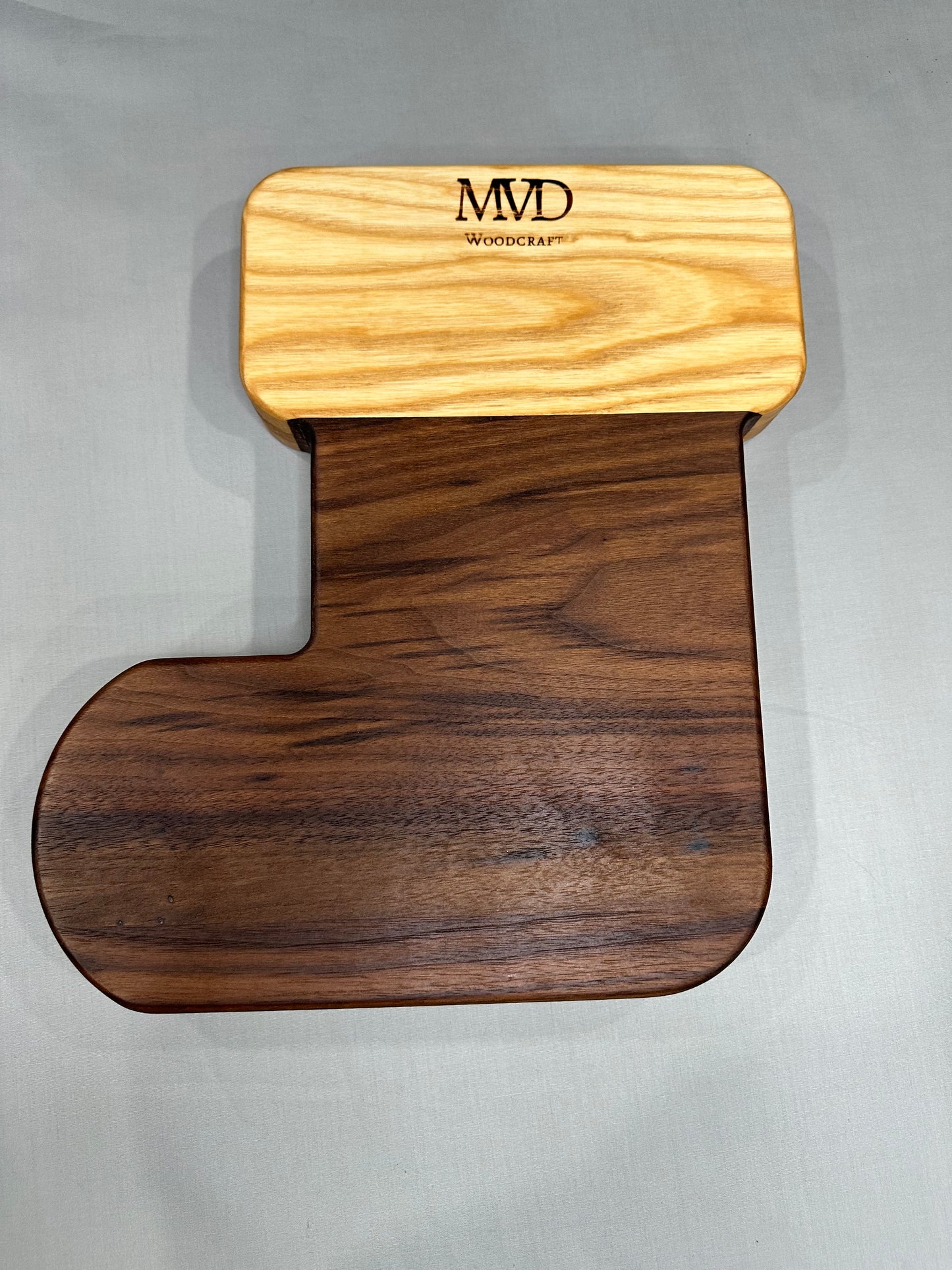 Walnut and Ash Stocking Bowl/Serving Tray
