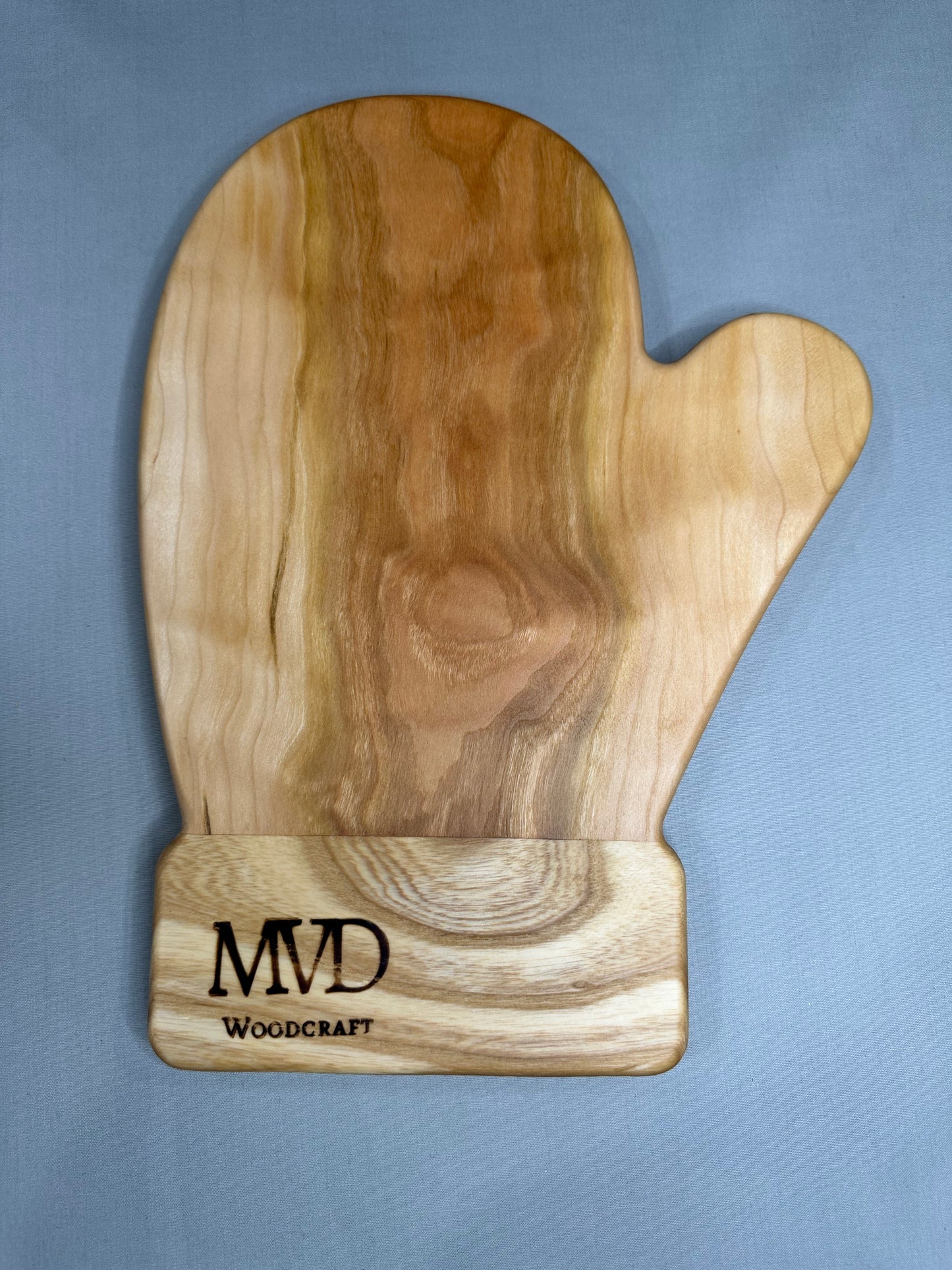 Cherry and Ash Mitten Charcuterie Board