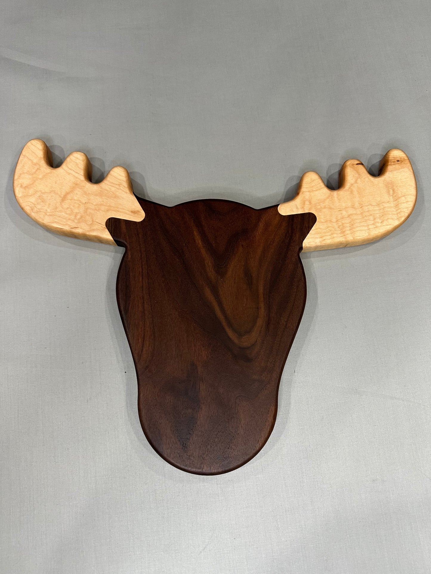 Maple and Walnut Moose Charcuterie Board