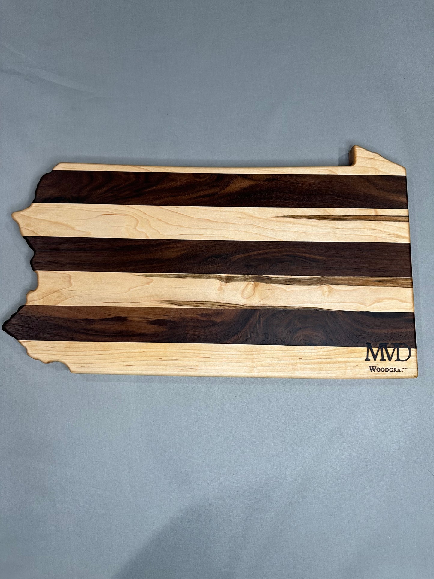 Maple & Walnut Pennsylvania Charcuterie Board