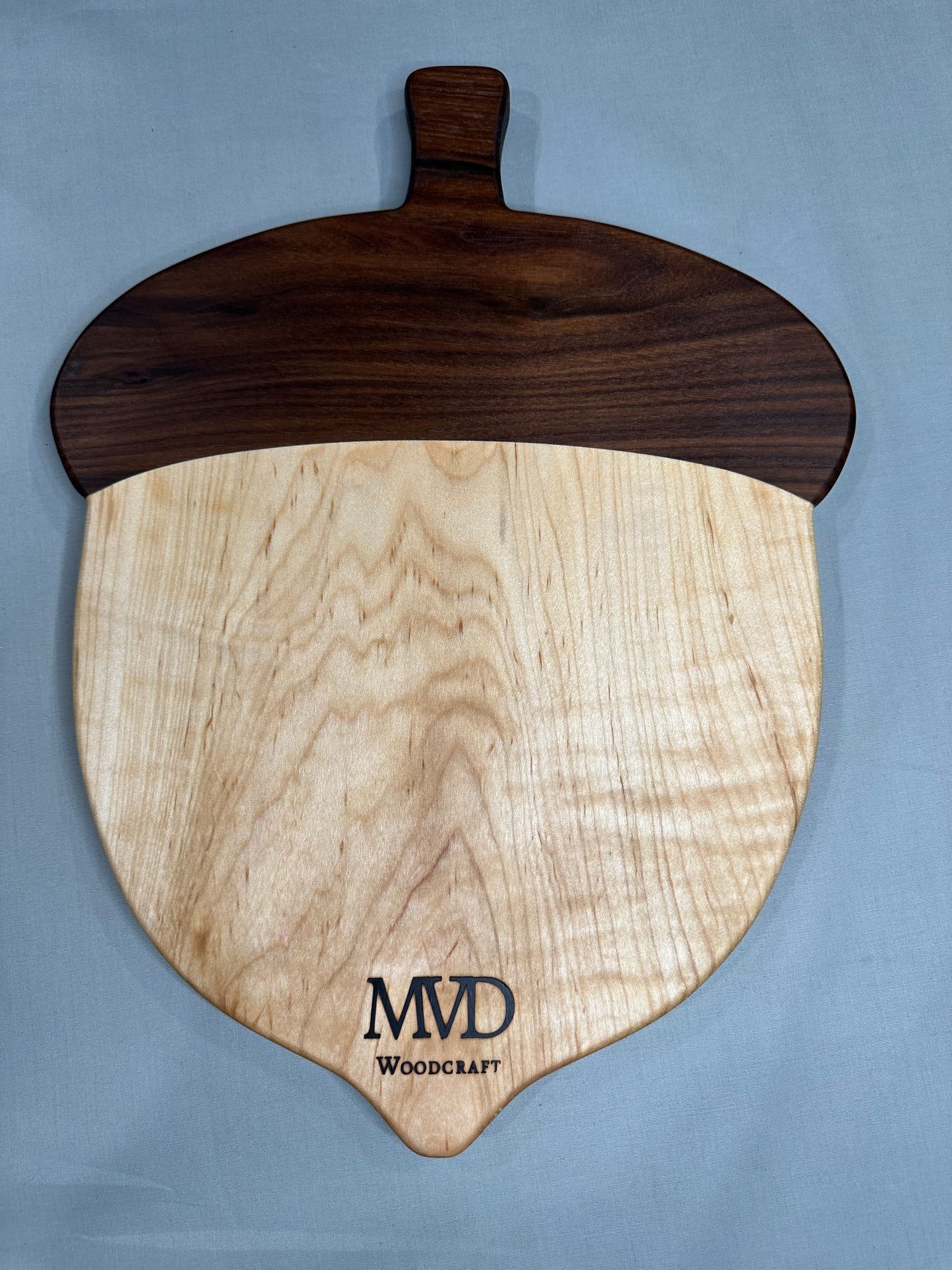 Maple and Walnut Acorn Charcuterie Board