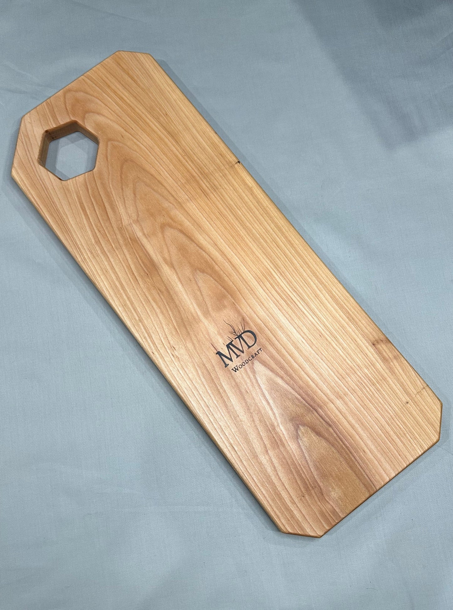 Blue Lightning Birch Wood Charcuterie Board