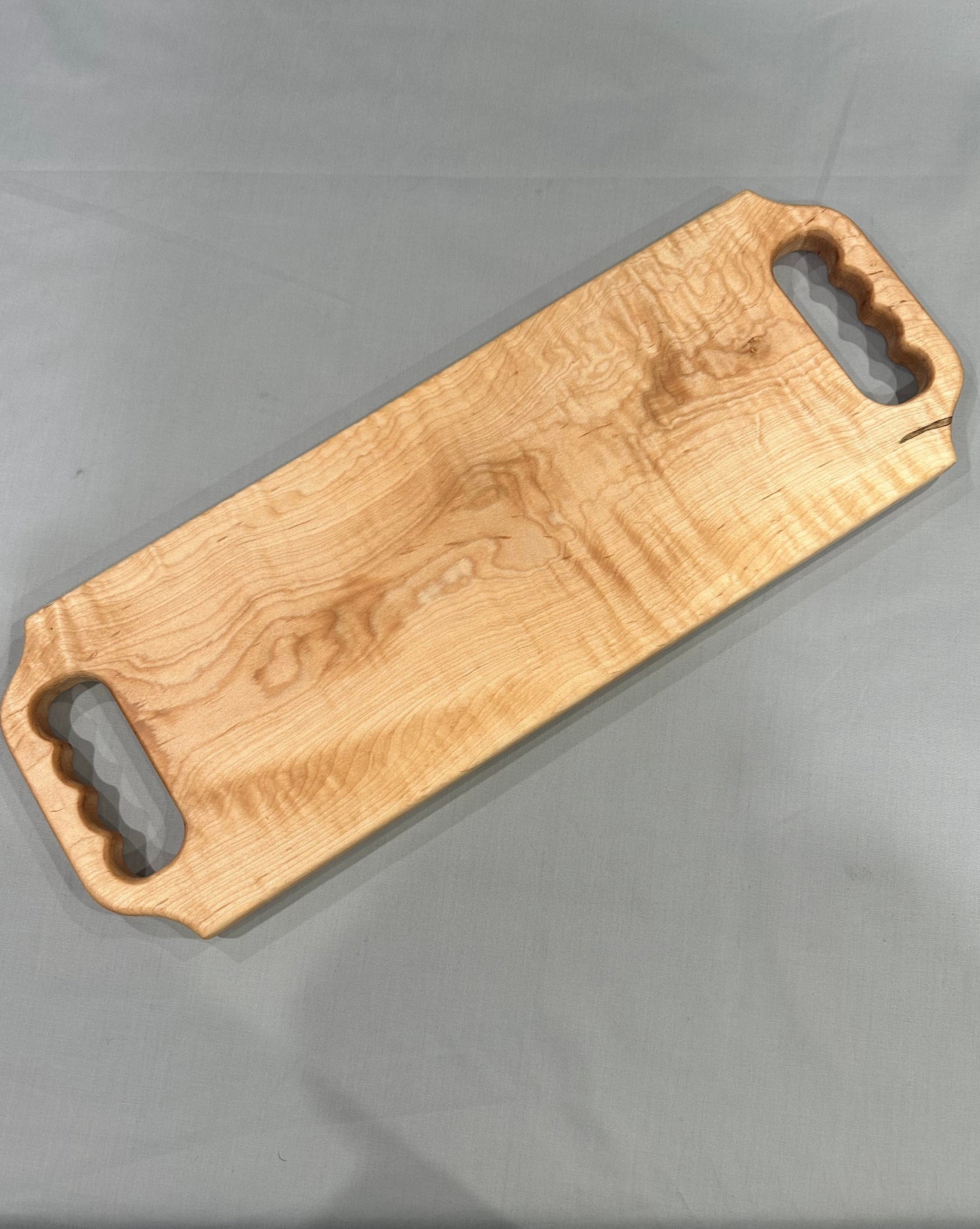Figured Curly Maple Charcuterie Board/Serving Tray