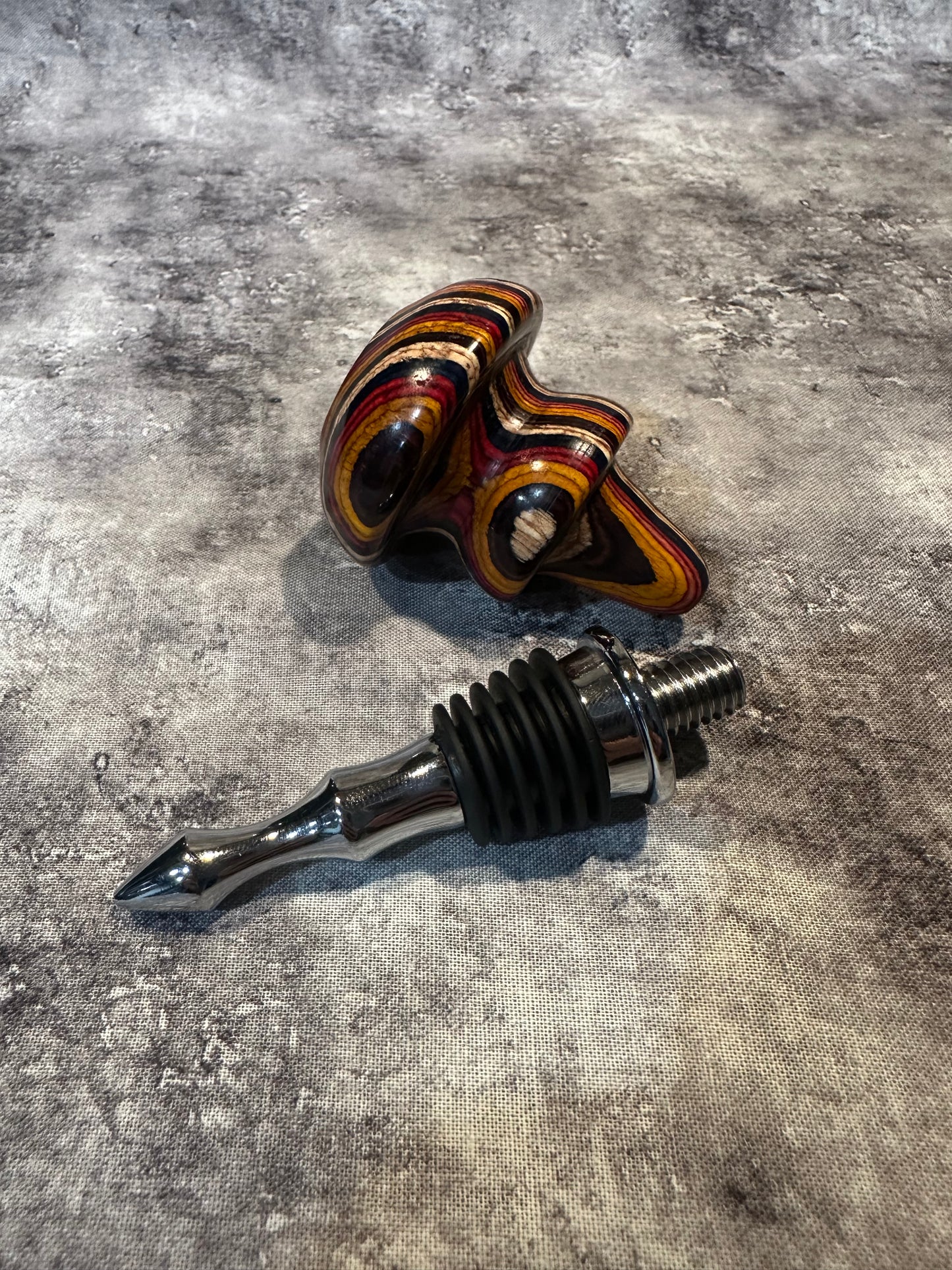 Laminated Multi-Colored Bottle Stopper