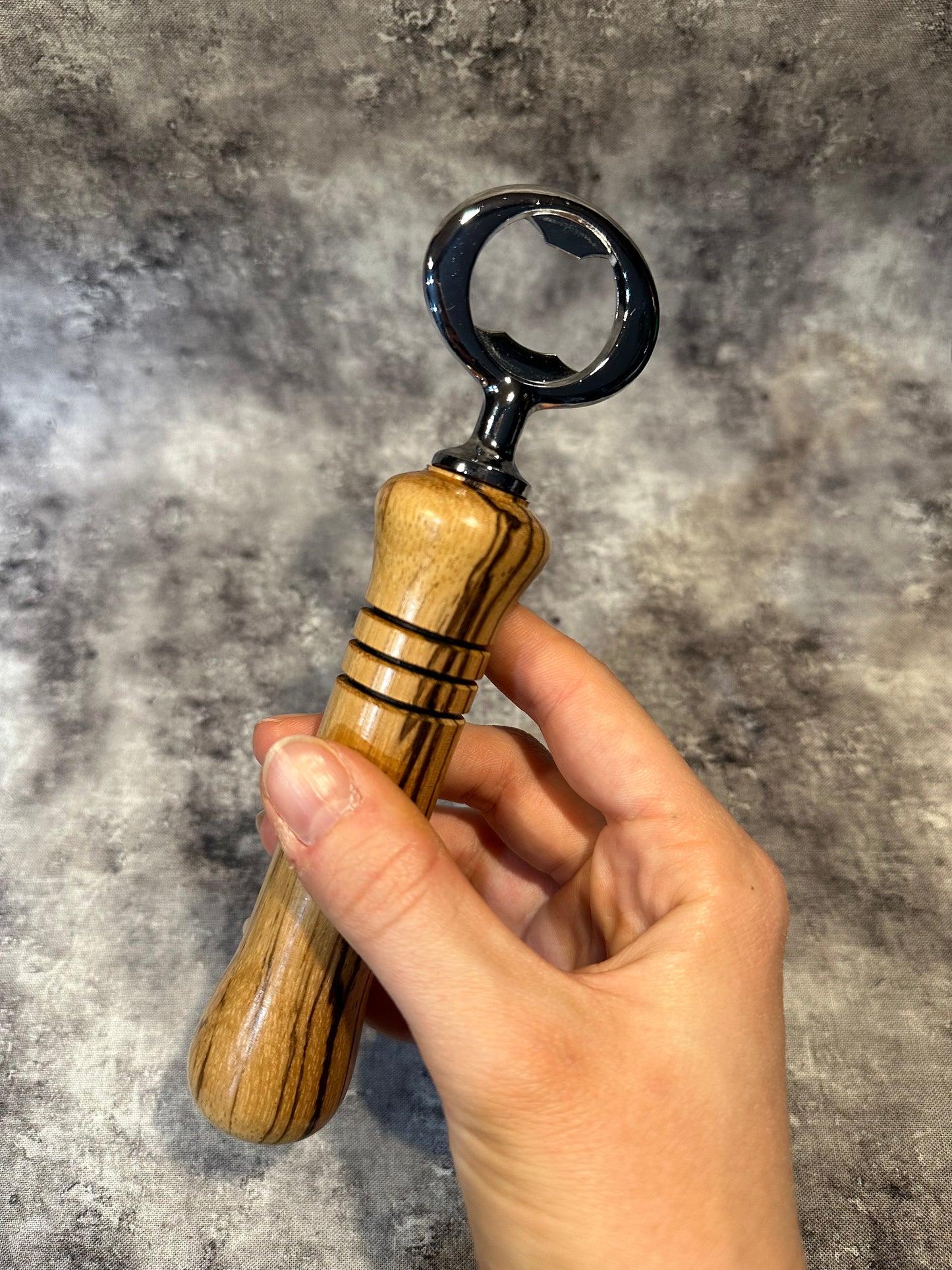 Zebrawood Bottle Opener