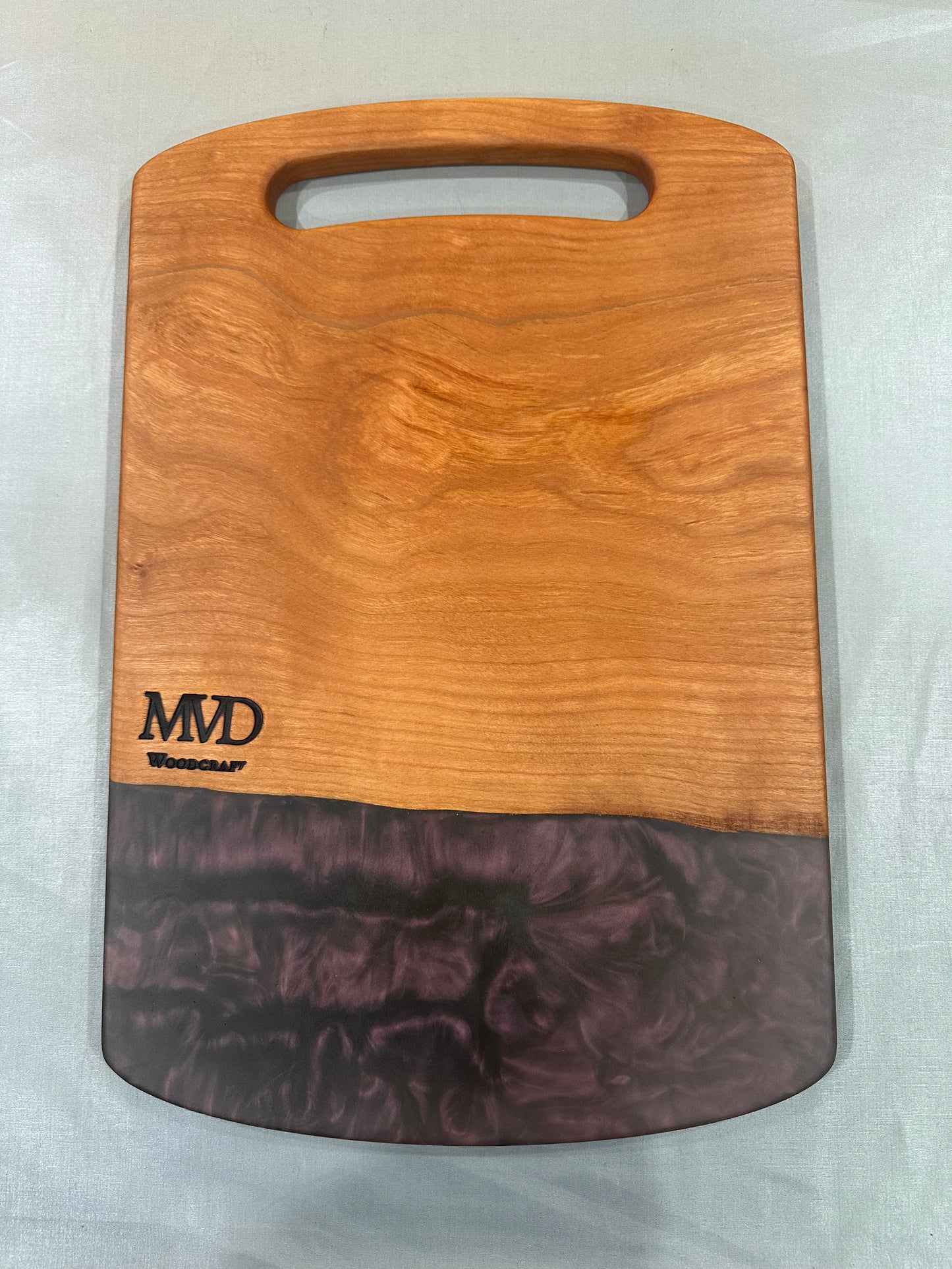 Cherry and Smokey Purple Epoxy Board