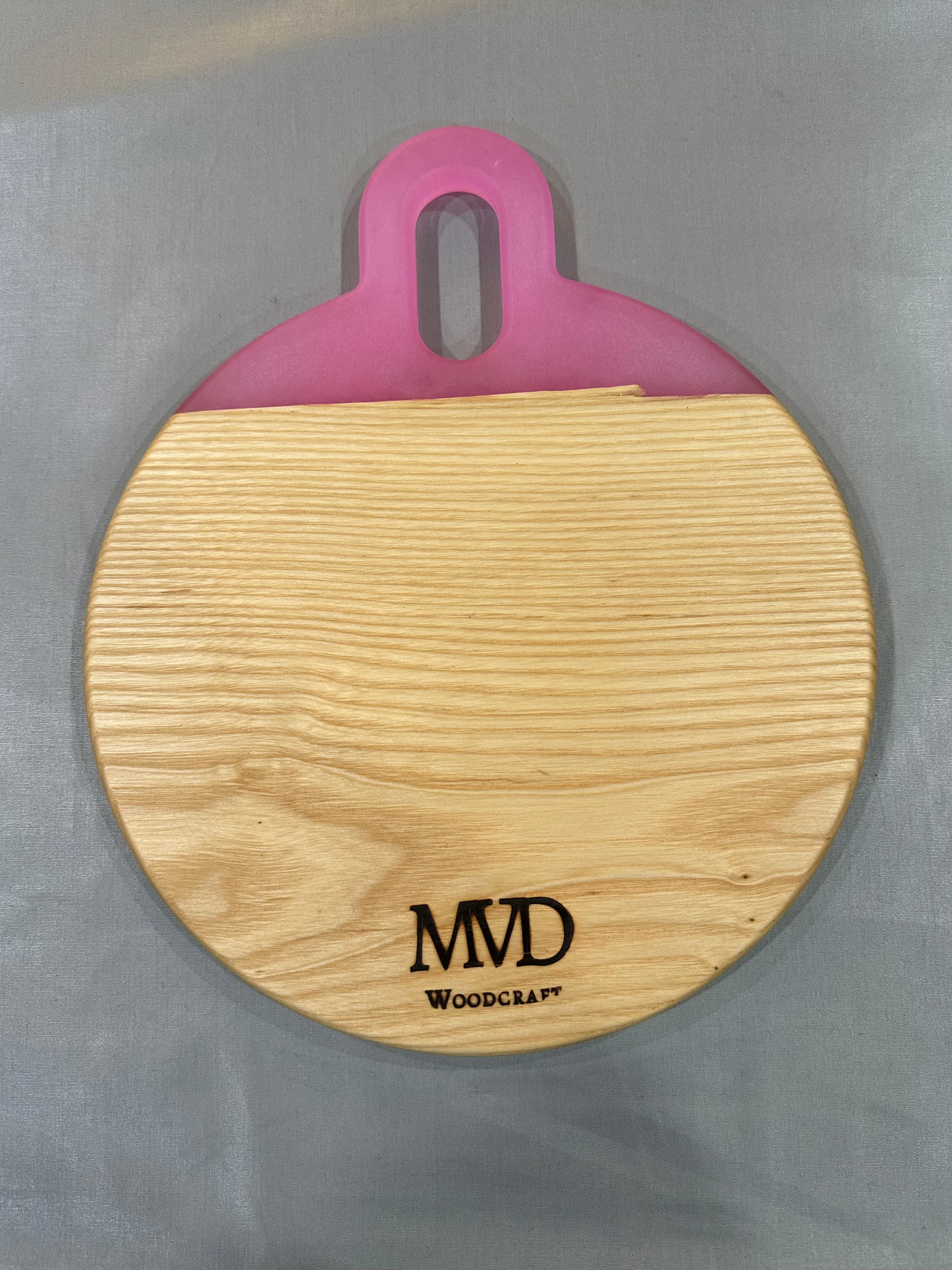 Bubblegum Pink Ash Wood Charcuterie Board