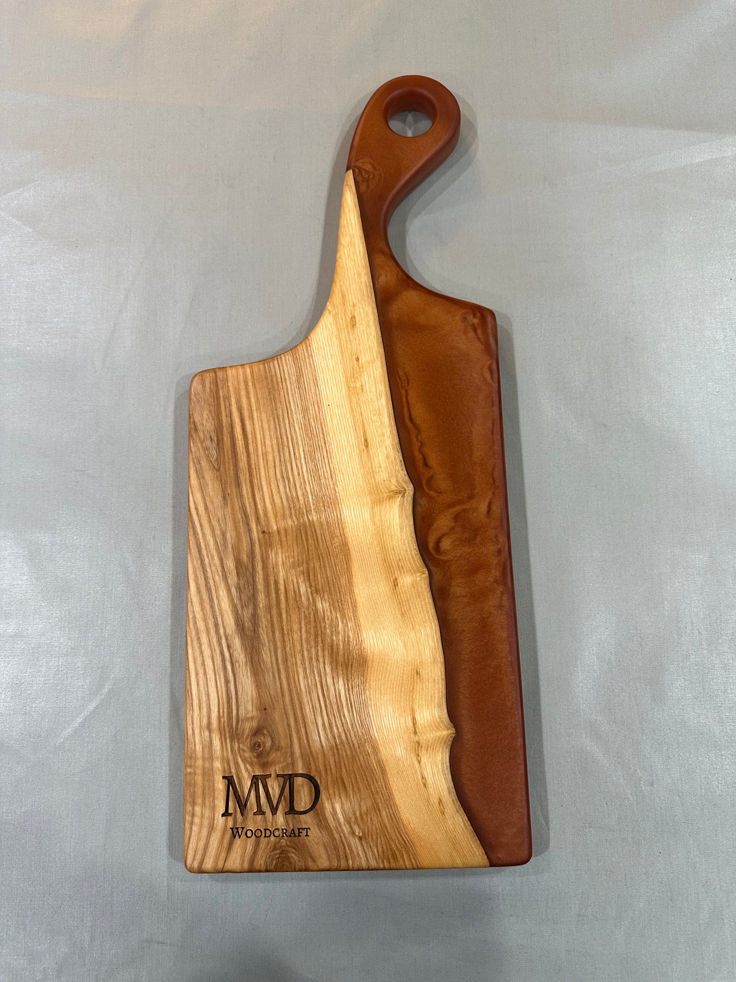 Ash and Rusty Epoxy Charcuterie Board