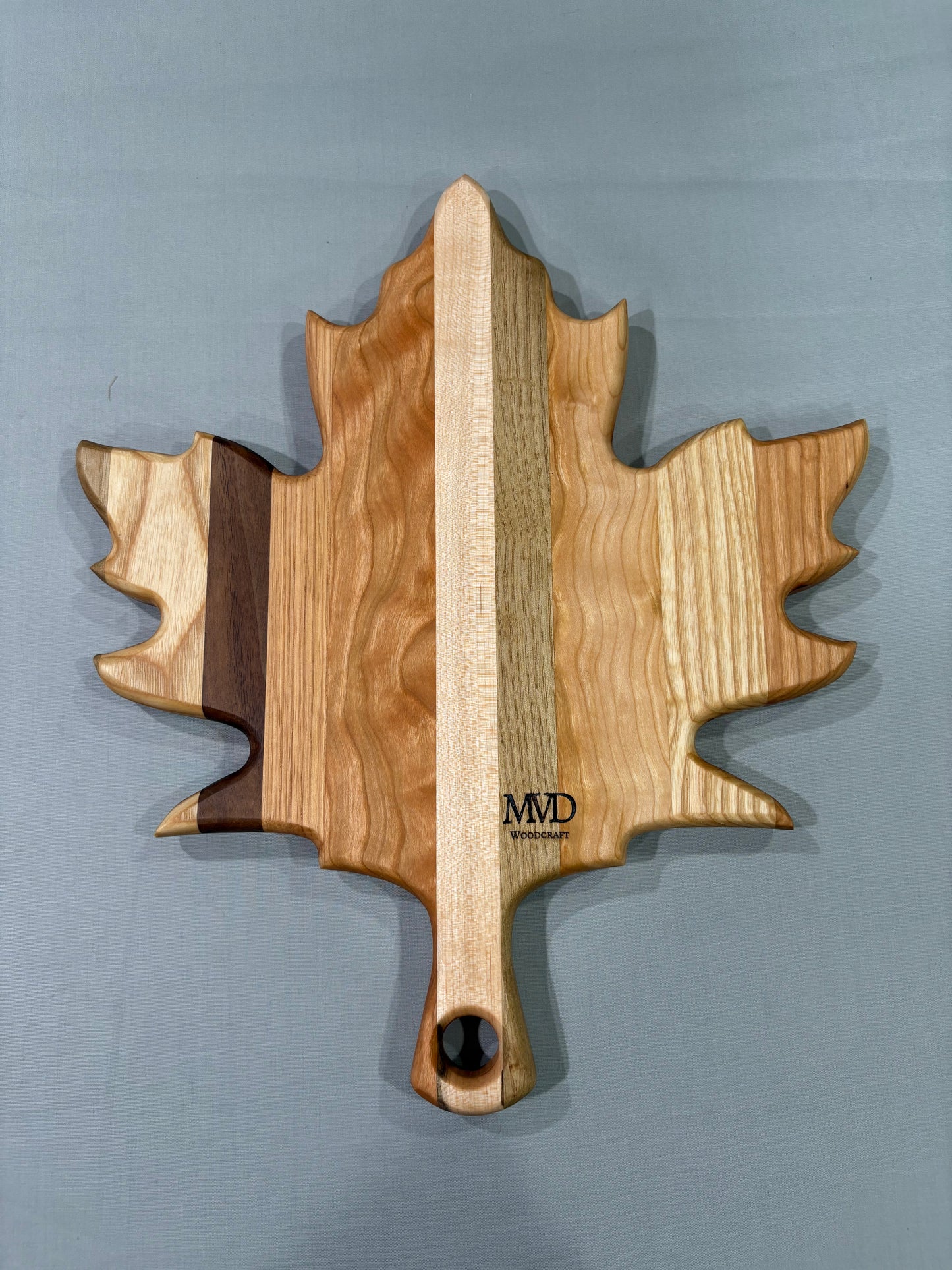 Small Multi-Wood Maple Leaf Board