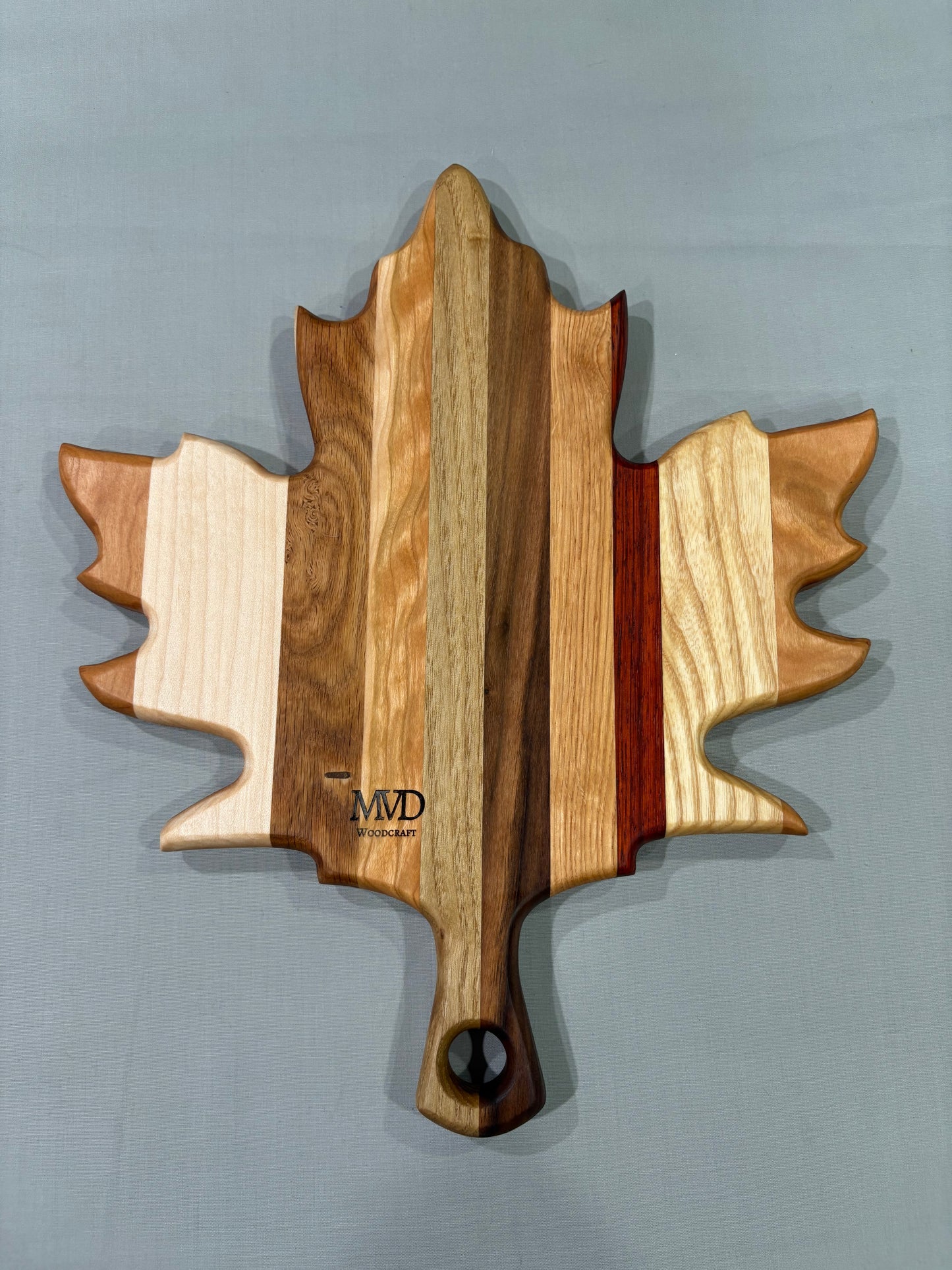 Small Multi-Wood Maple Leaf Board