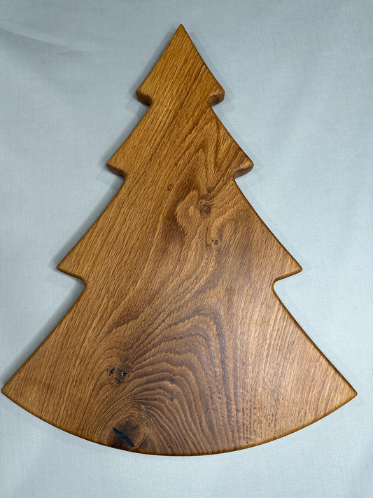 Oak Christmas Tree Charcuterie Board