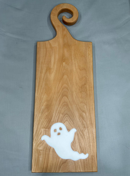 Birch Wood Charcuterie Board with Ghost Inlay