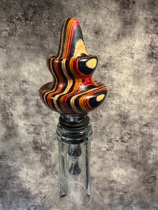 Laminated Multi-Colored Bottle Stopper