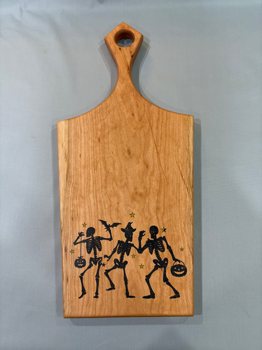 Dancing Skeleton Charcuterie Board