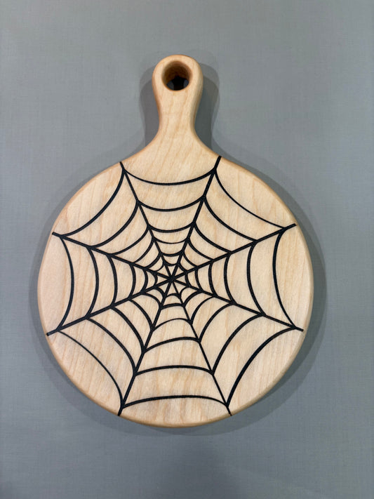 Small Spider Web Charcuterie Board