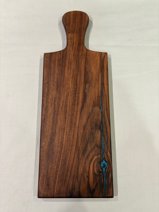 Classic Walnut with Blue Epoxy